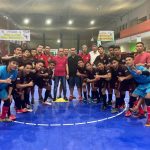 Tim Futsal Busel berhasil lolos final Porprov XIII Kolaka 2018. (Foto : Rahmat R)