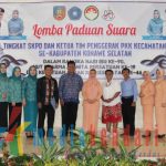 Para panitia lomba Paduan Suara Antar OPD dan PKK Kecamatan.