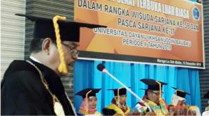 Unidayan Baubau Lantik 568 Wisudawan Periode II 2018