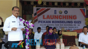Peringati HGN ke 59, Poltekes Kendari Launching Pekan Konseling Gizi