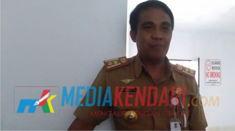 Kepala Dinas Perhubungan Kabupaten Konawe Utara, Aris L (Foto : Mumun).