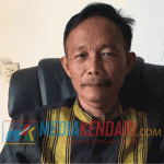 Kepala Dinas Kelautan dan Perikanan Kabupaten Konawe, Mudiyanto, SE. MM. saat di wawancarai MediaKendari.Com, Senin (14/1/2019). Foto Indiana/Mediakendari.com