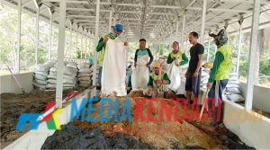 Warga Desa Wunduwatu Olah Kotoran Sapi Jadi Pupuk Organik