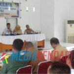 Rapat STQH tingkat Kabupaten Koltim di Aula Desa Lalingato. (Foto : Jaspin/Mediakendari.com)