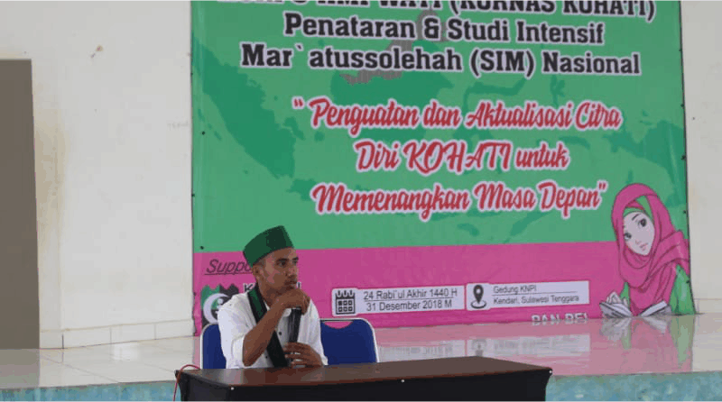 Ketua Umum Himpunan Mahasiswa Islam (HMI) MPO Cabang Kendari, Laode Muhammad Imran