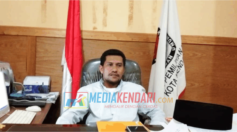 Ketua KPU Kota Kendari, Jumwal Shaleh (Foto : Kardin/Mediakendari)