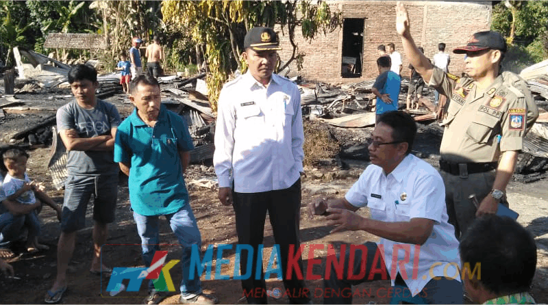 Rumah di Koltim Terbakar Bersama Uang Rp 35 Juta, Kerugian Ditaksir Ratusan Juta