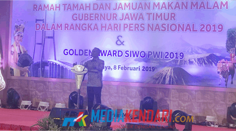 Gubernur dan Wagub Sultra Terima Penghargaan Golden Award di HPN 2019