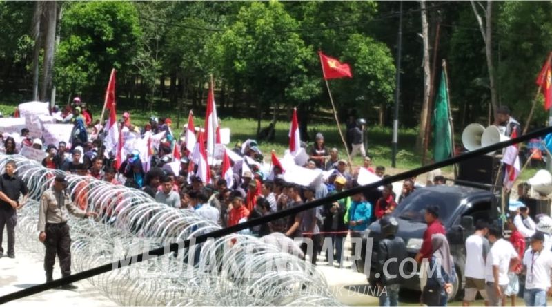 Aksi Warga Wawonii Jilid III, Massa Ancam Duduki Kantor Gubernur Sultra
