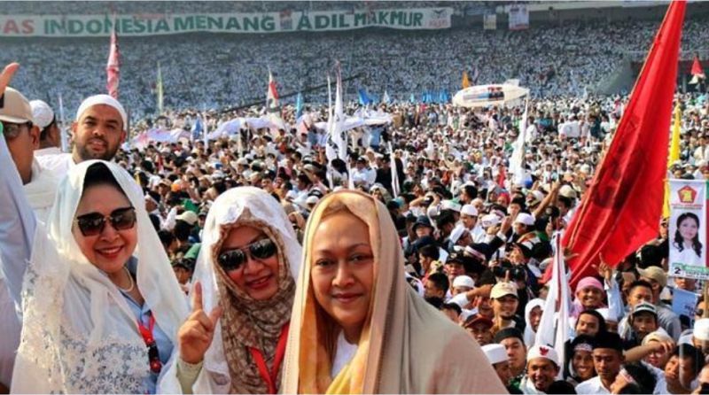Kehadiran Tiga Putri Pak Harto Sempurnakan Suasana Kampanye Akbar Prabowo-Sandi