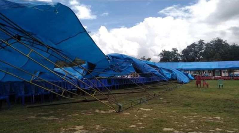 Tenda HUT Koltim Roboh, Madinah: Kejadian Ini Hanya Hal Biasa