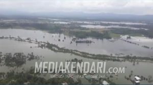 159 Desa dan 28 Kelurahan di Konawe Masih Terendam Banjir