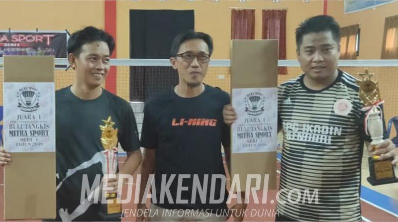 Turnamen Bulu Tangkis Mitra Sport Anawai Seri 1 Resmi Ditutup, Pasangan Ikbal-Didi Meraih Juara 1