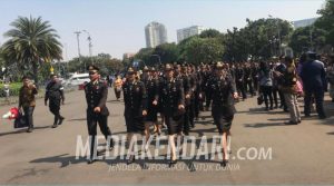 781 Perwira TNI dan Polri Resmi Dilantik di Istana Negara