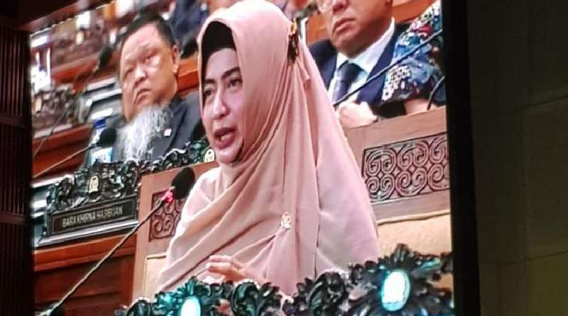 Dalam Rapat Paripurna DPR RI, WD Nur Zainab Suarakan Wafatnya 2 Mahasiswa UHO