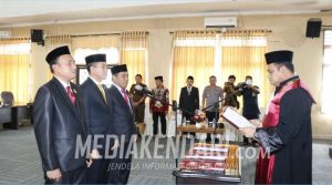 Irham Kalenggo Kembali Jabat Ketua DPRD Konsel