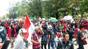 Tolak RUU Bermasalah, Ribuan Mahasiswa di Kendari Mulai Bergerak ke Gedung DPRD Sultra