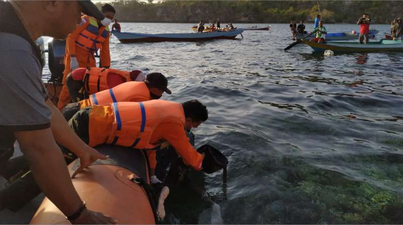 Basarnas Kendari Temukan Korban Tabrakan Kapal di Perairan Talaga