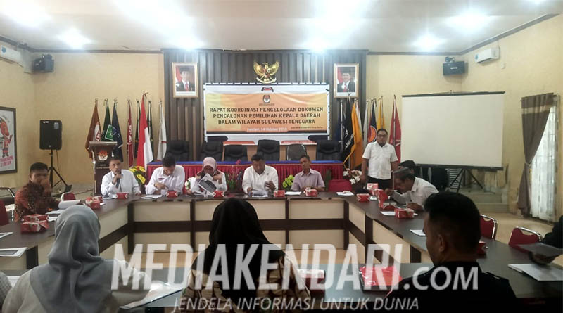 KPU Sulawesi Tenggara Minta Tujuh KPUD Penyelenggara Pemilu 2020 Giat Sosialisasi PKPU No.15