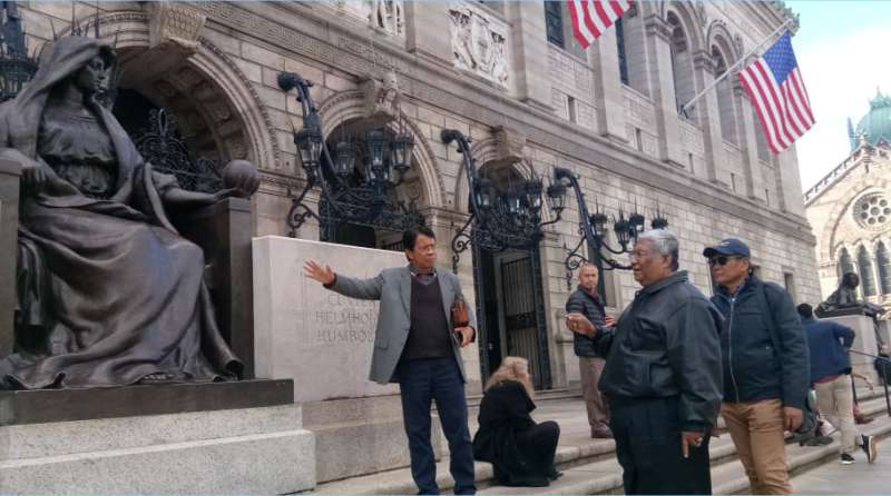 Ali Mazi di Amerika, Kagumi Arsitektur dan Sistem Pelayanan Perpustakaan Boston