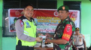HUT TNI ke-74, Polres Kolut Beri Kado SIM Gratis ke Personel Koramil Lasusua