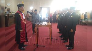 Tiga Unsur Pimpinan DPRD Muna Dilantik