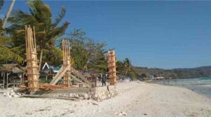 Diprotes Masyarakat, Pembangunan Menara Pandang di Pantai Nirwana Baubau Dipindahkan