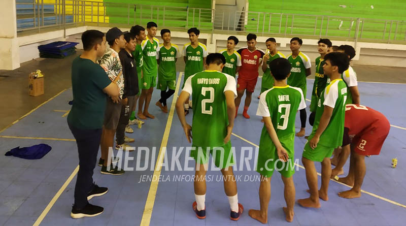 Futsal Sultra Tekuk Sumbar di Laga Uji Coba