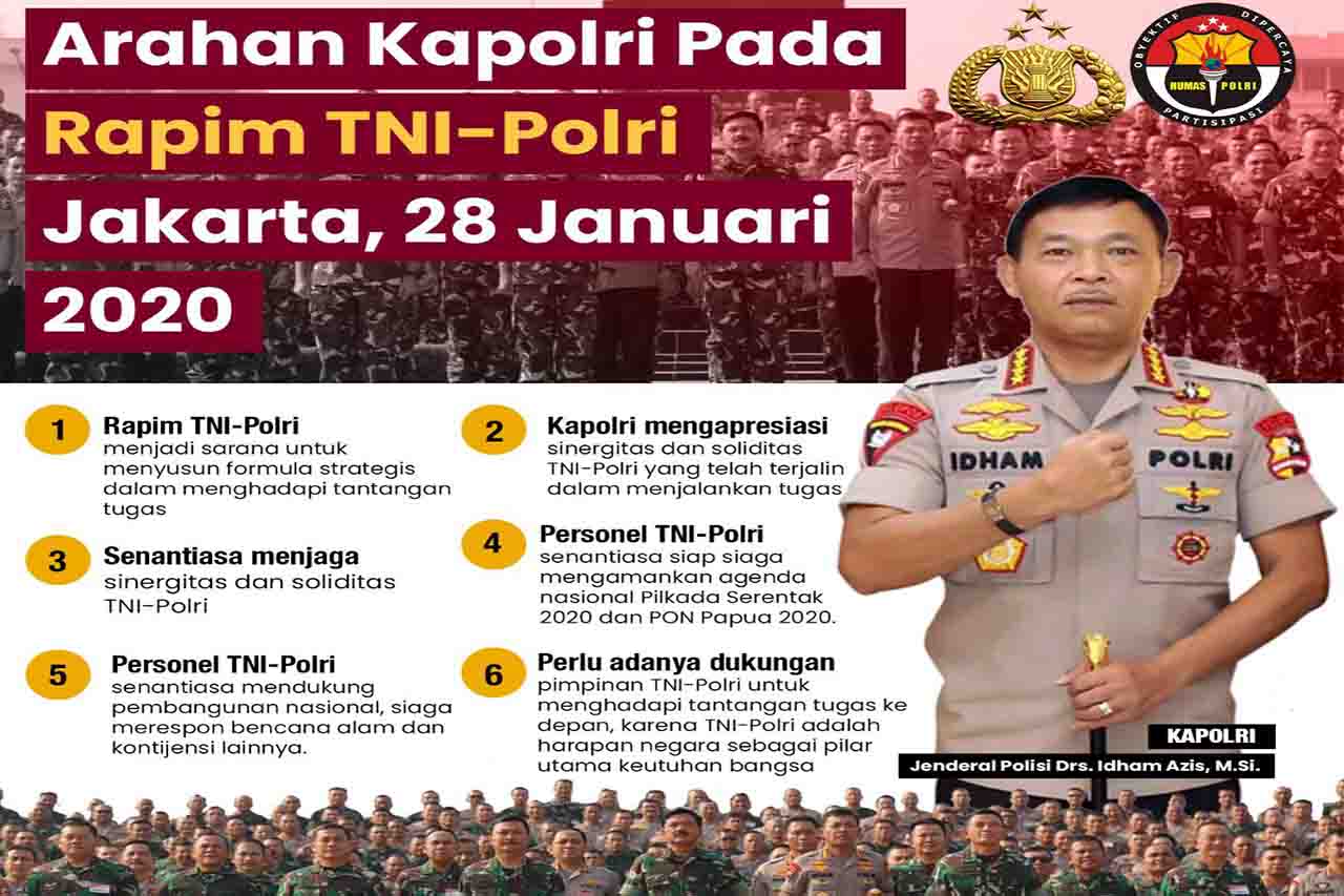 TNI dan Polri Siap Bersinergi Amankan Pilkada Serentak dan PON Papua 2020