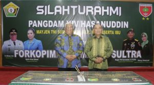Pangdam Hasanuddin Mayjen TNI Surawahadi Pamit ke Gubernur Sultra