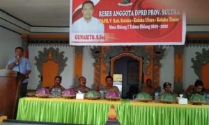 Reses Perdana Anggota DPRD Sultra, Gunariyo Pilih Temui Konstituen di Kampung Halaman