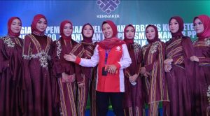 Tenunan Sultra Produk BLK Kendari Ramaikan Muffest 2020 di Jakarta