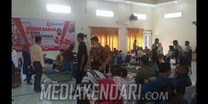 BI KpW Sultra Sumbang Ratusan Kantong Darah Untuk RS Bahteramas