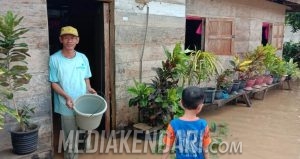 Diguyur Hujan Sejam, Tujuh Rumah di Bombana Terendam Banjir