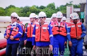 Pemkot Baubau dan Dirlantas Imigrasi Sultra Tinjau Kesiapan Pelabuhan TBBM Pertamina