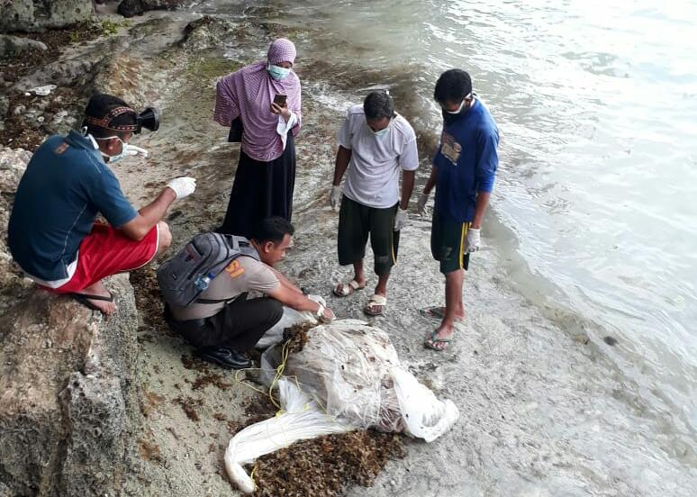 Warga Siompu Temukan Tulang Belulang Manusia Dalam Kantong Plastik
