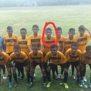 Tim Sepak bola PS Tinanggea. Lingkaran merah (Muhamada Fery). Foto: Ist
