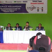 edukasi keuangan di Desa Mekar Jaya, Kecamatan Tiworo Tengah, Kabupaten Muna Barat, Jumat 21 Februari 2020.. Ist