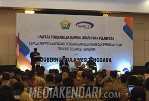 Gubernur Sultra Minta Kepala BPKP Bantu Percepatan Pembangunan Daerah