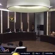 Situasi sidang putusan pemberhentian satu komisioner KPU Konawe Utara oleh Dewan Kehormatan Penyelenggara Pemilu di Jakarta, Rabu 11 Maret 2020 pukul 13.30 Wib. Foto : Istimewa.