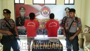 Polisi Tangkap Dua Pengedar Sabu di Kendari