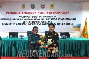 PLN UP3 Baubau dan Pemkab Buton Jalin Kerja Sama PPJ