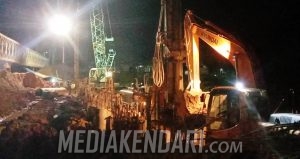 Target Rampung Jelang Mudik Lebaran, Pengerjaan Jembatan Rawua Dikebut Siang Malam