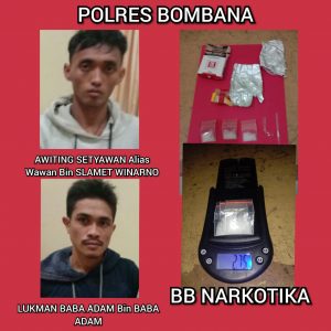 Polres Bombana Tangkap Dua Pengedar Sabu