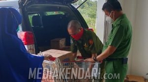 DPM-PTSP Sultra Beri Asupan Nutrisi untuk Tenaga Medis RS Bahteramas