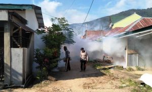 Cegah DBD, Perindo Bombana Fogging Perumahan di Kawasan Ibu Kota