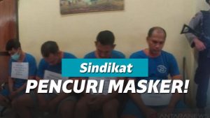 Polisi Ringkus Pencuri Puluhan Ribu Masker di Muna Barat