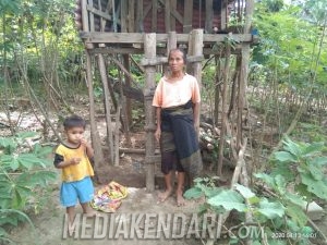 Nenek Buta di Muna Barat Hidup Melarat di Gubuk Reyot