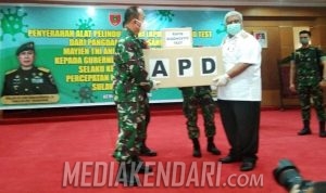 Ribuan APD Bantuan Pangdam XIV Hasanudin Tiba di Sultra