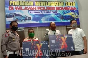 Satlantas Polres Bombana: 98 Sopir dan Ojek Bakal Terima Bansos Covid-19